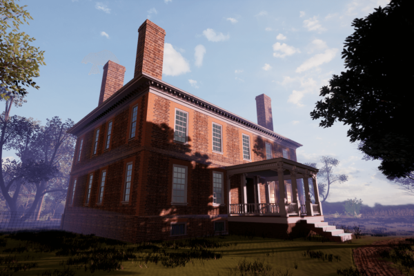 Virtual recreation of the Wilton House circa 1930.